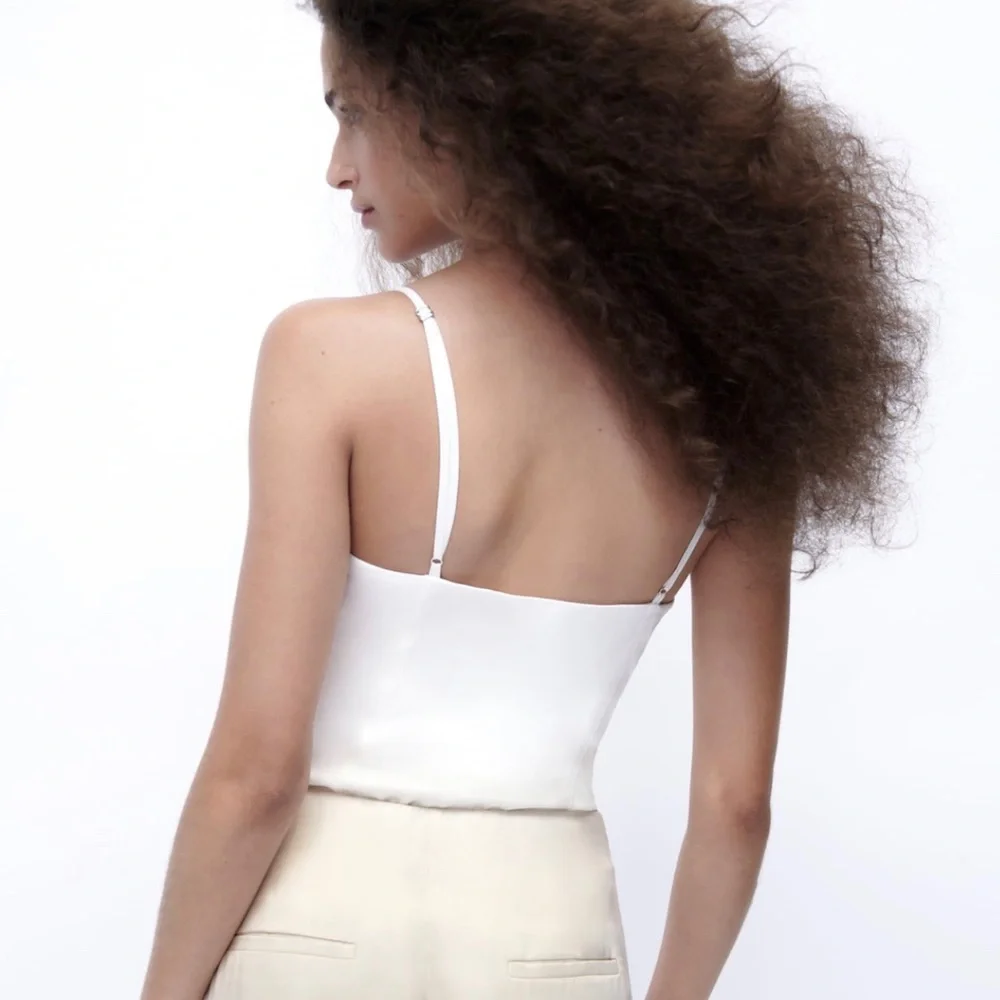 Zara Linen Corset Bodysuit - Picture 3 of 10